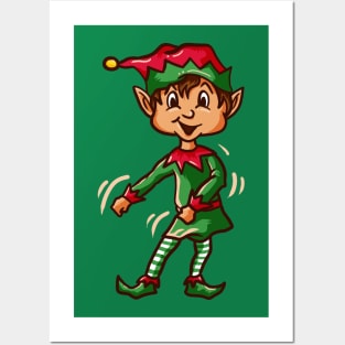 Anime Elf dancing the Flossing dance! Posters and Art